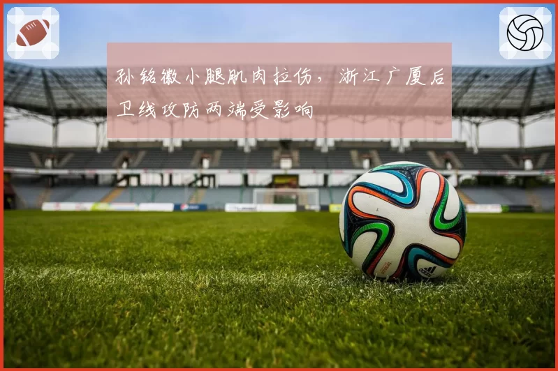 孙铭徽小腿肌肉拉伤，浙江广厦后卫线攻防两端受影响