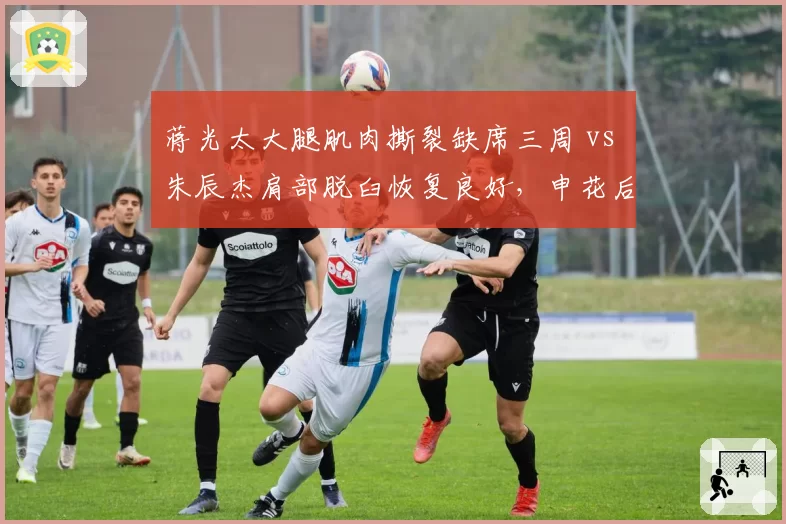 蒋光太大腿肌肉撕裂缺席三周 vs 朱辰杰肩部脱臼恢复良好,申花后卫线10月满血回归
